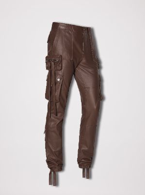 TACTICAL LEATHER CARGO - BROWN made by AMIRI
