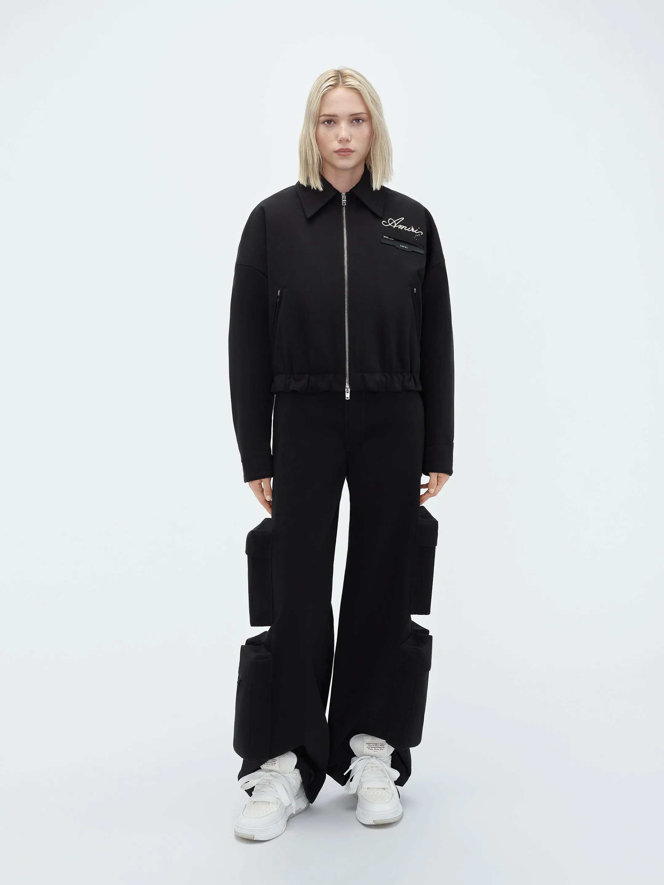 WOMEN - CHAMPAGNE WORKMAN JACKET - Black sold by AMIRI product image thumbnail 2
