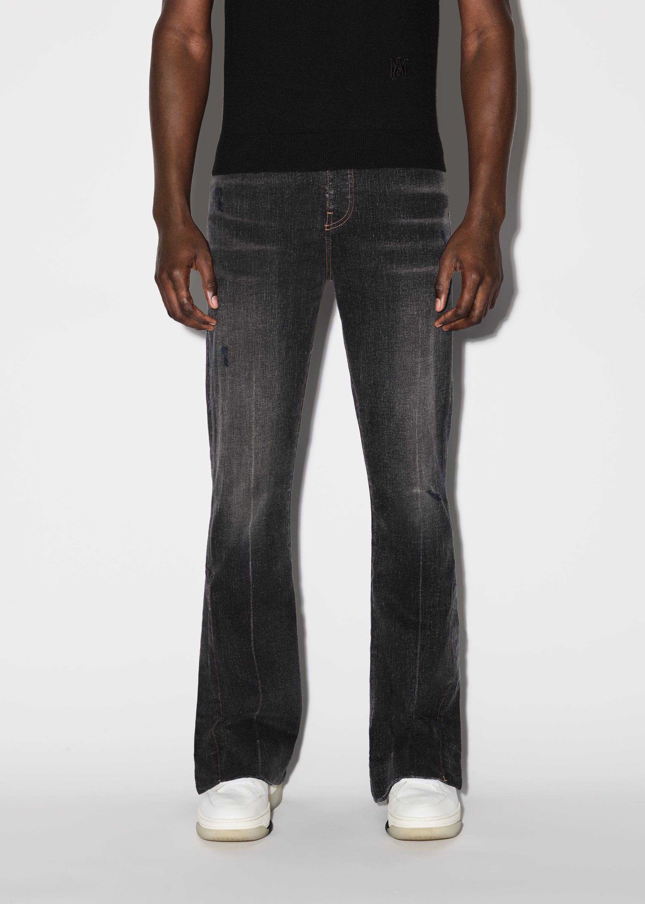 STACKED FLARE JEAN - AGED BLACK sold by AMIRI product image thumbnail 2