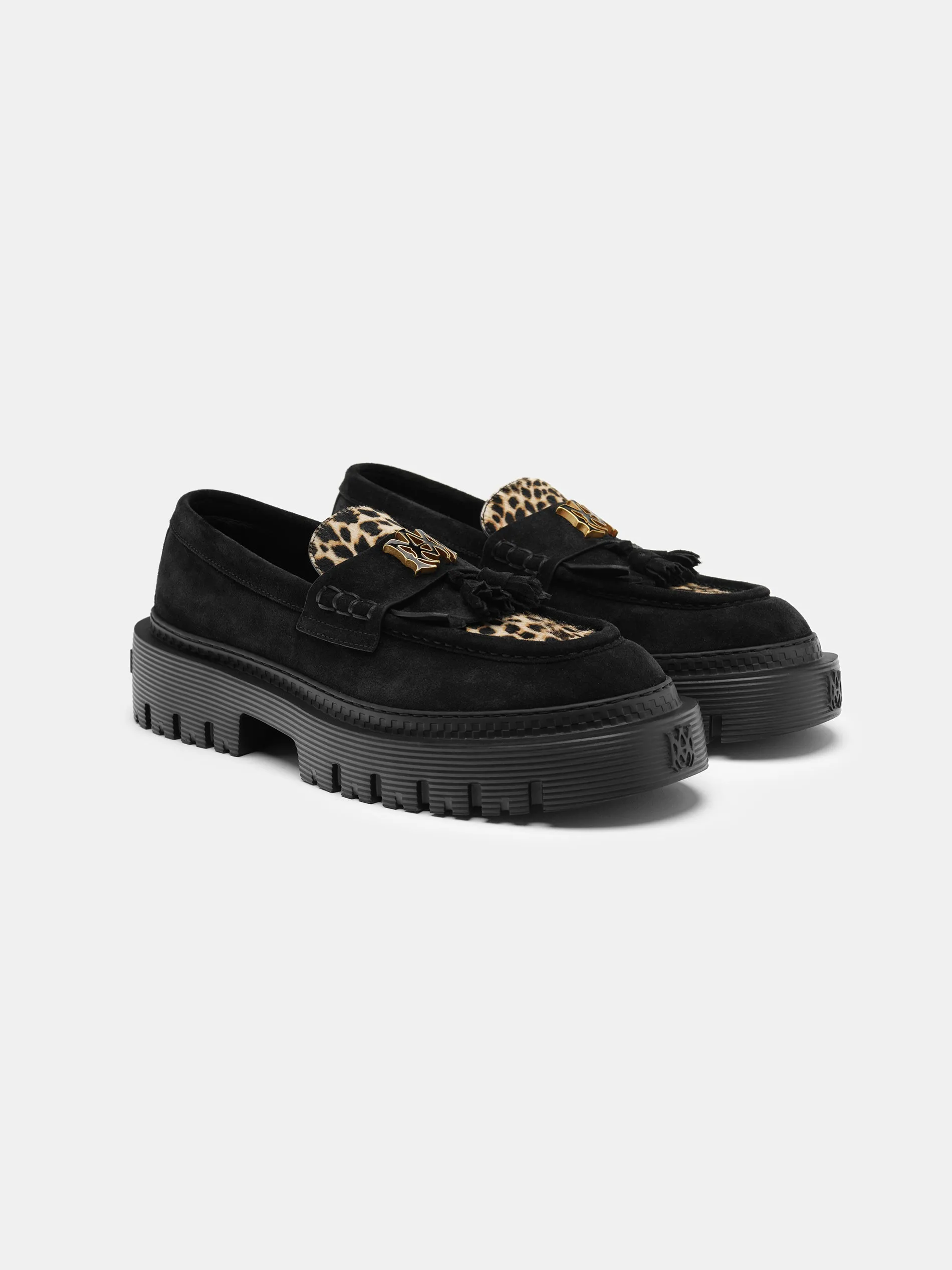 MA TASSLE LEOPARD JUMBO LOAFER - Black sold by AMIRI product image thumbnail 2
