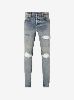 MX1 / LEATHER - CLAY INDIGO / WHITE sold by AMIRI