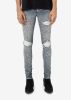 MX1 / LEATHER - CLAY INDIGO / WHITE sold by AMIRI