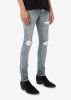 MX1 / LEATHER - CLAY INDIGO / WHITE sold by AMIRI