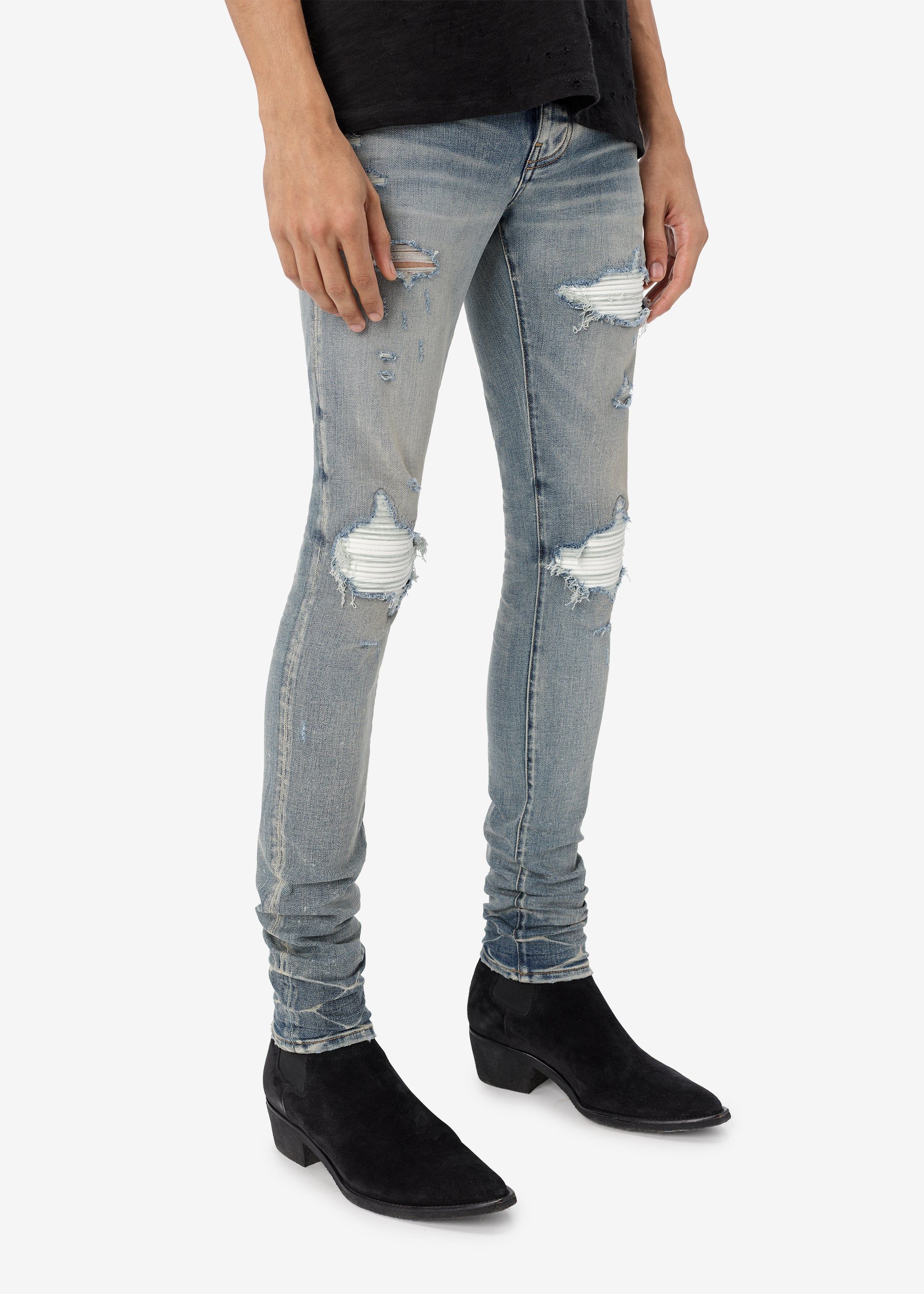 MX1 / LEATHER - CLAY INDIGO / WHITE | Parallel