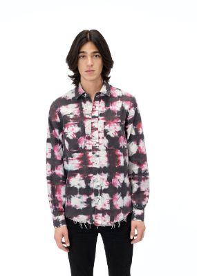 Watercolor Plaid - Red sold by AMIRI