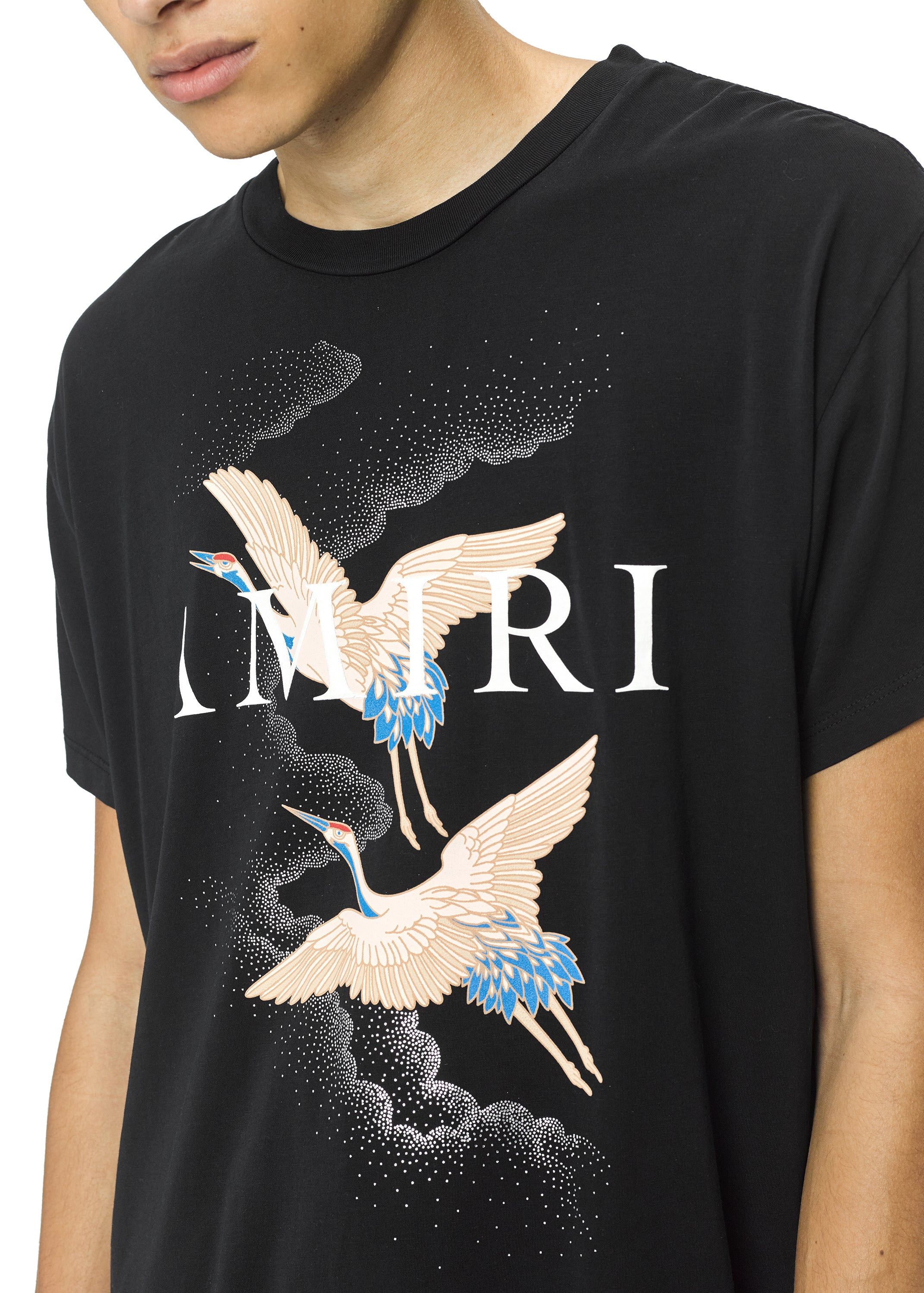 Crane Tee Black sold by AMIRI product image thumbnail 4