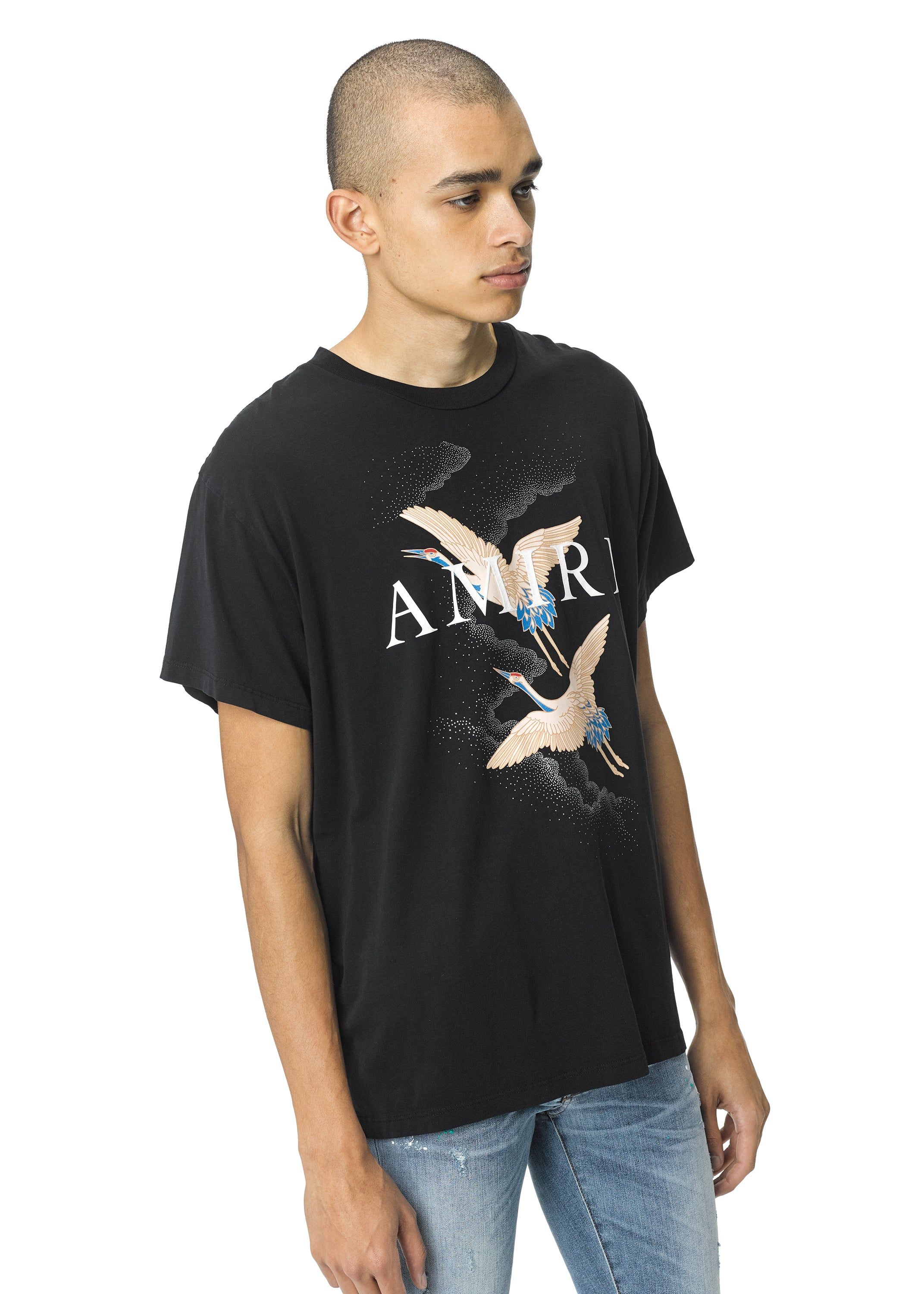 Crane Tee Black sold by AMIRI product image thumbnail 3