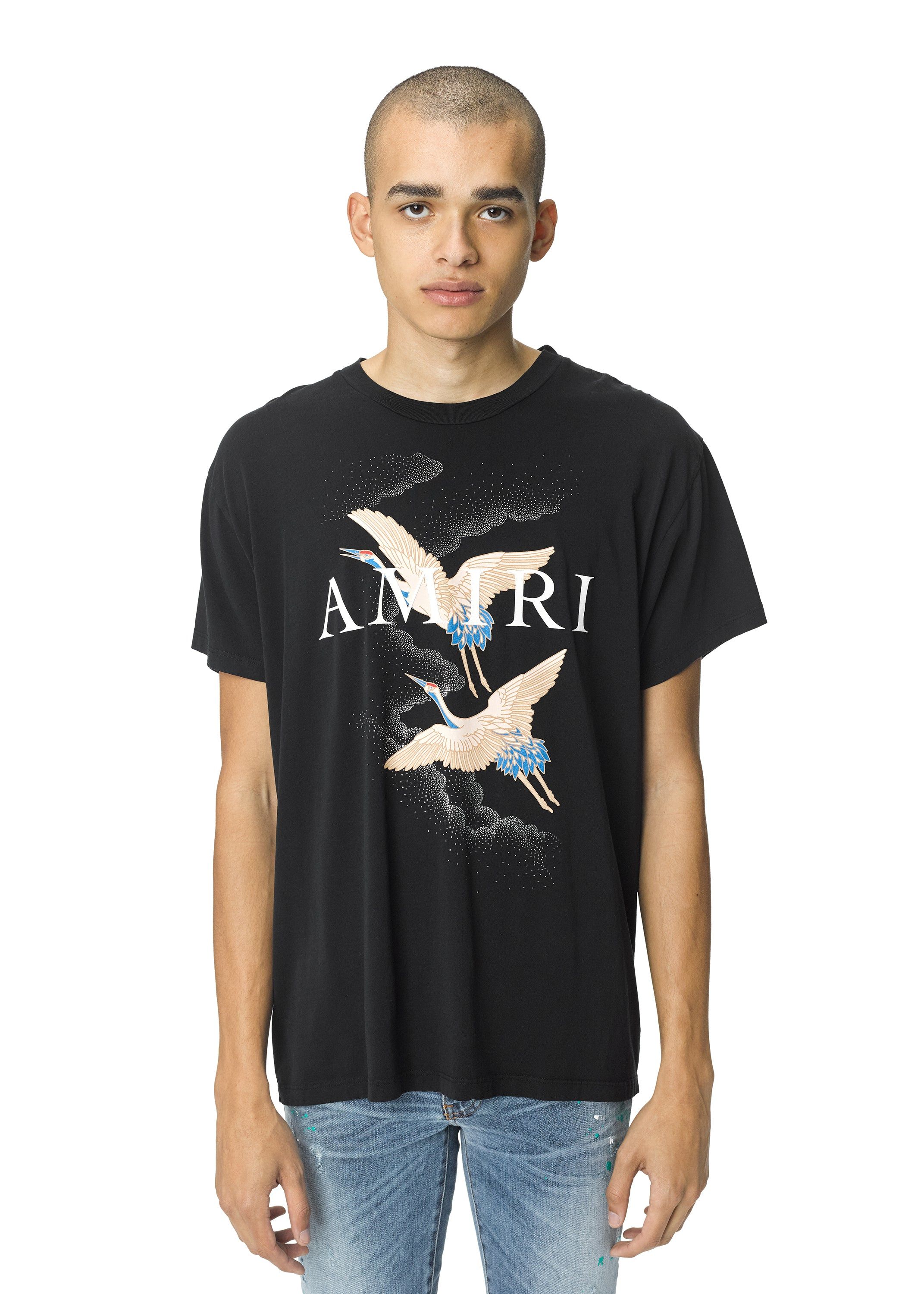 Crane Tee Black sold by AMIRI product image thumbnail 2