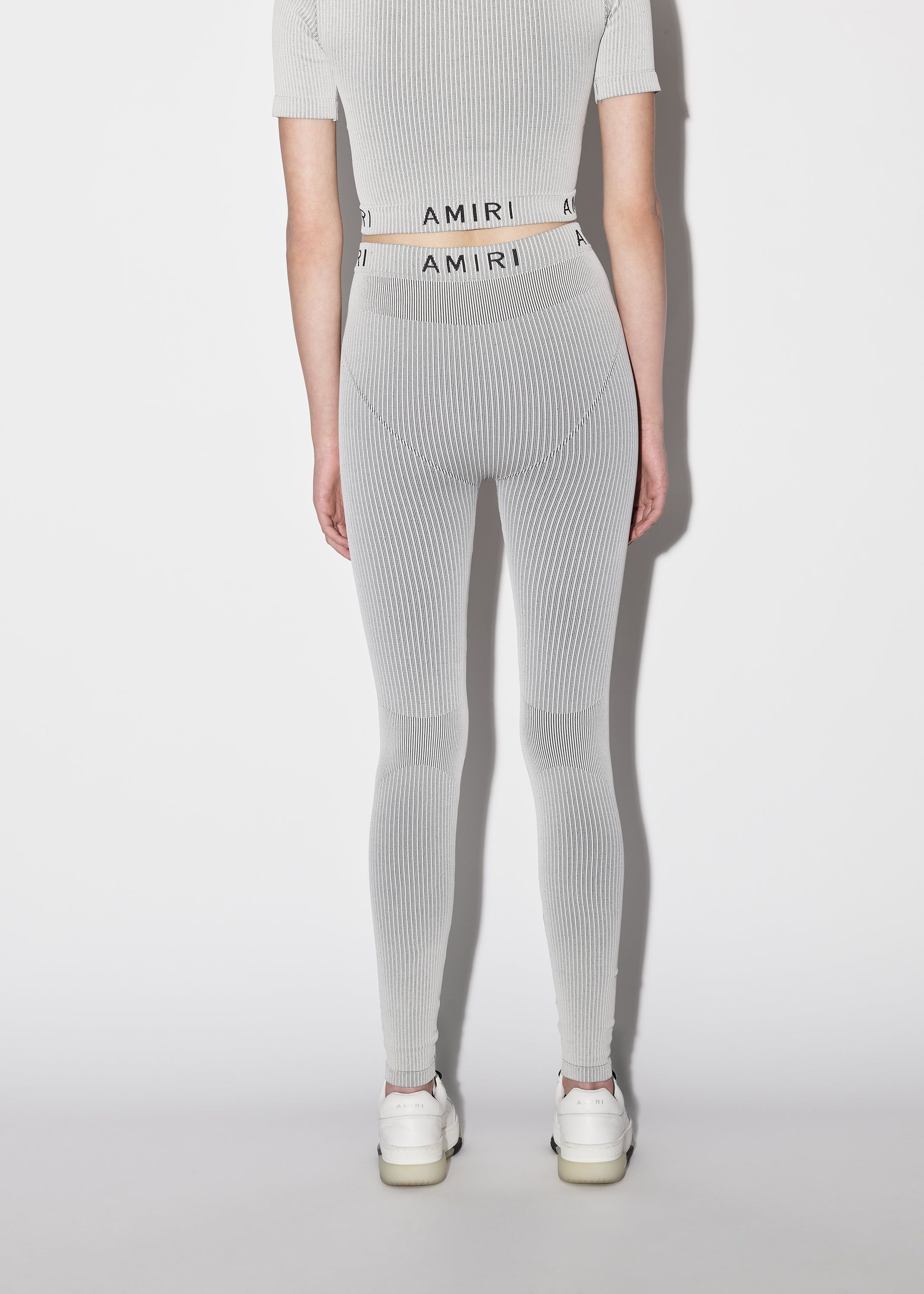 WOMEN - SEAMLESS KNIT PANTS-BEIGE sold by AMIRI product image thumbnail 5