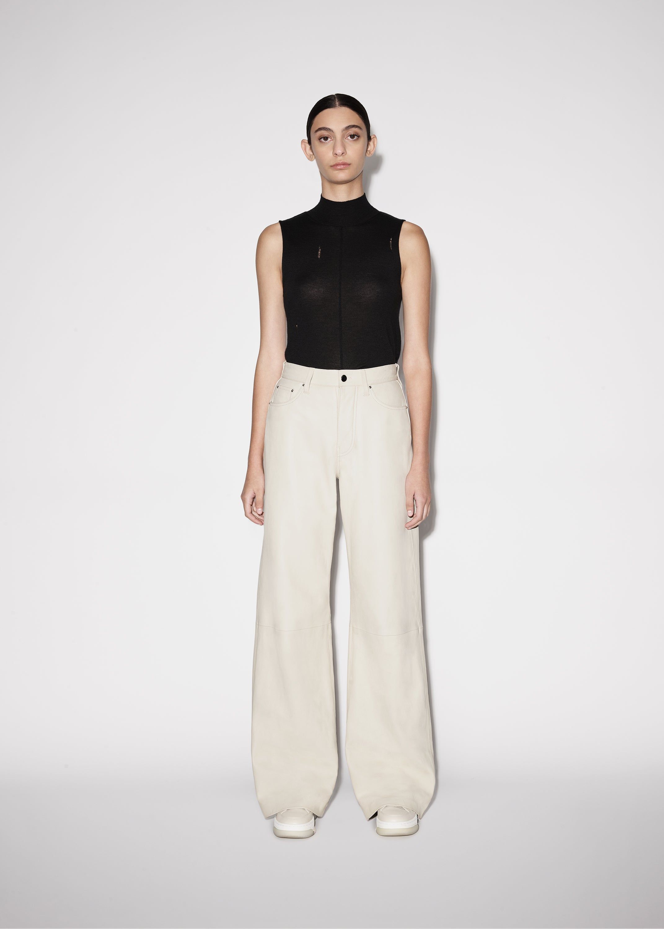 WOMEN - PLONGE 5 POCKET BAGGY PANTS - ALABASTER sold by AMIRI product image thumbnail 2