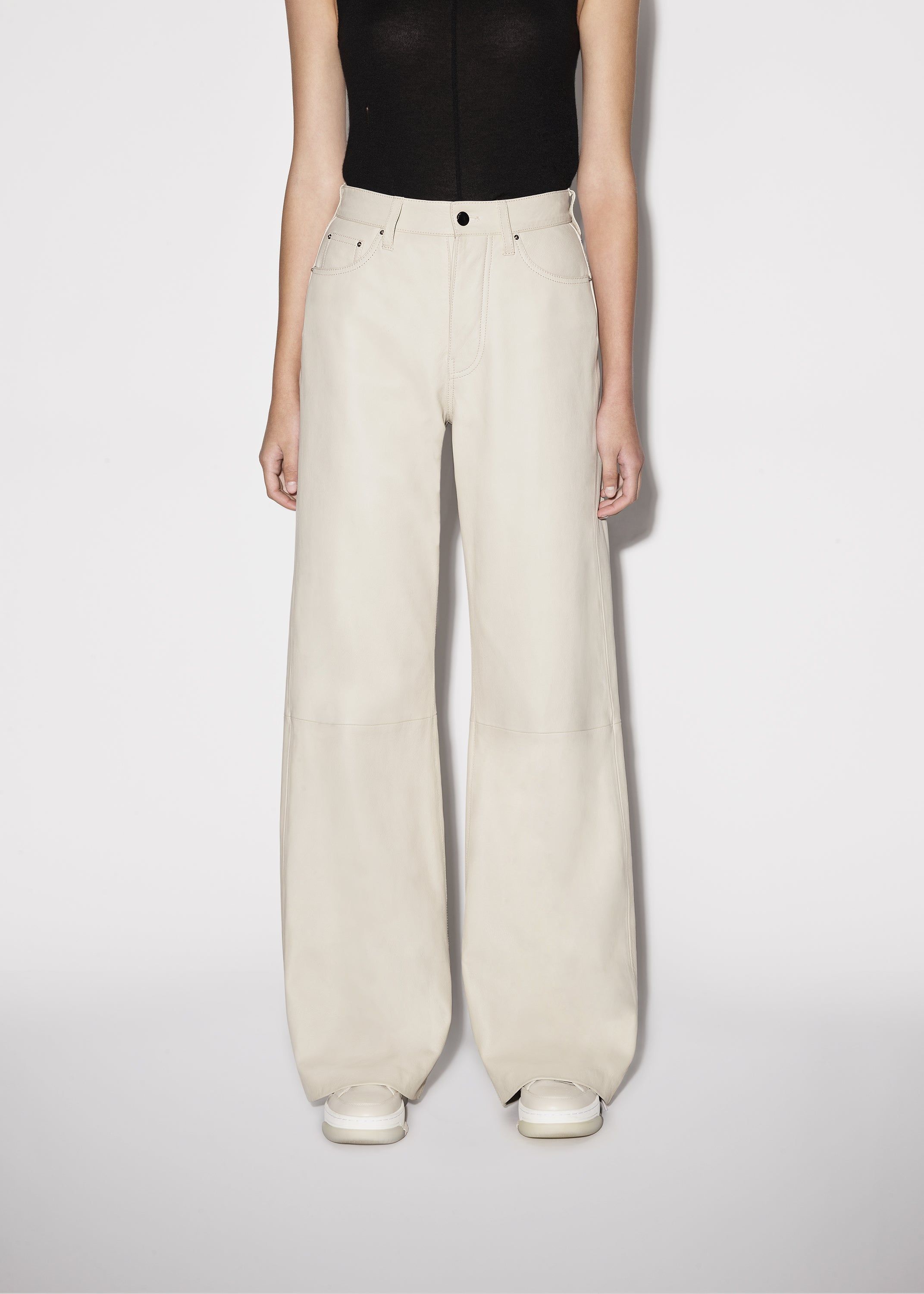WOMEN - PLONGE 5 POCKET BAGGY PANTS - ALABASTER sold by AMIRI product image thumbnail 3