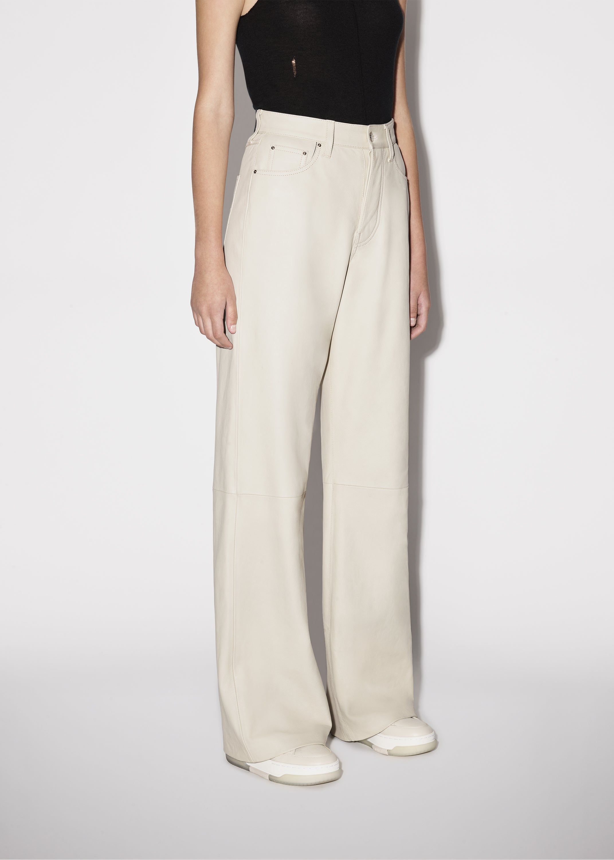WOMEN - PLONGE 5 POCKET BAGGY PANTS - ALABASTER sold by AMIRI product image thumbnail 4