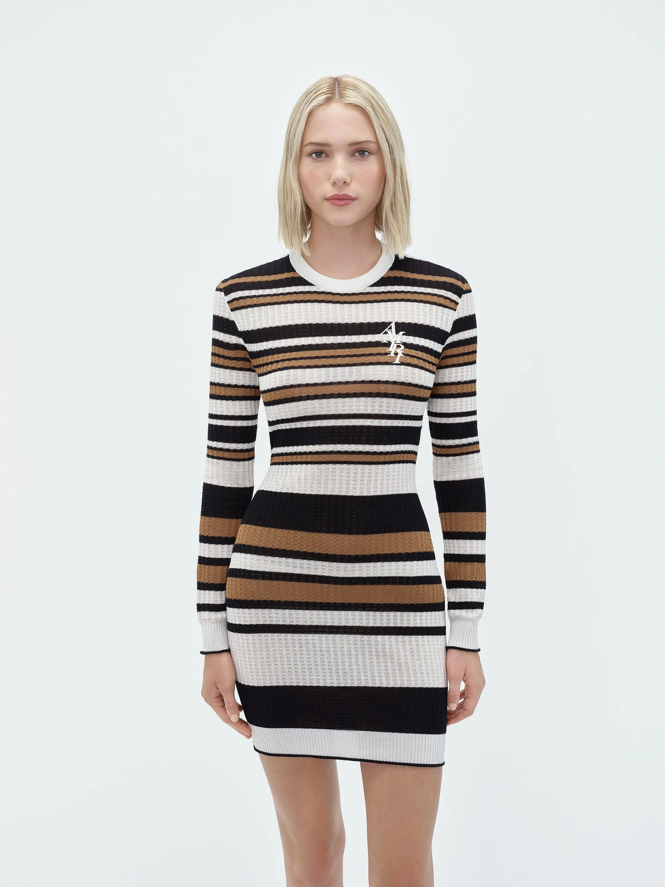 WOMEN - VERTICAL AMIRI STRIPED DRESS - Black sold by AMIRI product image thumbnail 3
