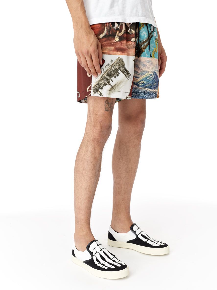 Souvenir Patchwork Swim Trunks - Multi-Color sold by AMIRI product image thumbnail 4