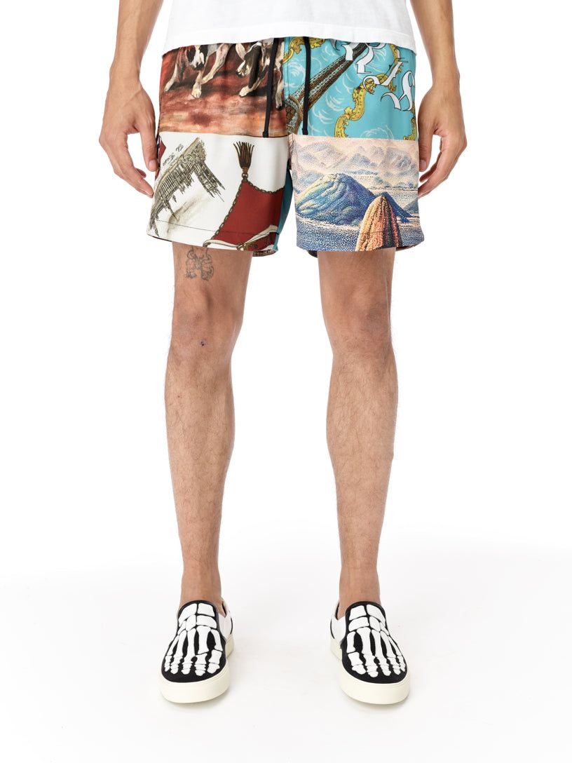 Souvenir Patchwork Swim Trunks - Multi-Color sold by AMIRI product image thumbnail 2