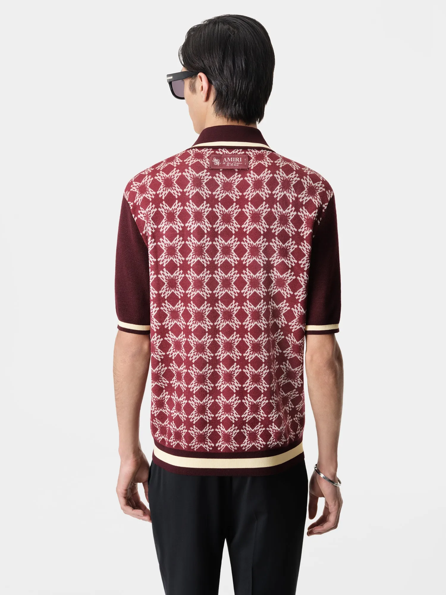 MA QUAD POLO - Red sold by AMIRI product image thumbnail 3
