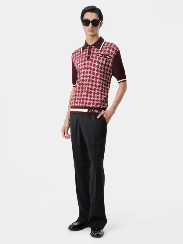 MA QUAD POLO - Red sold by AMIRI