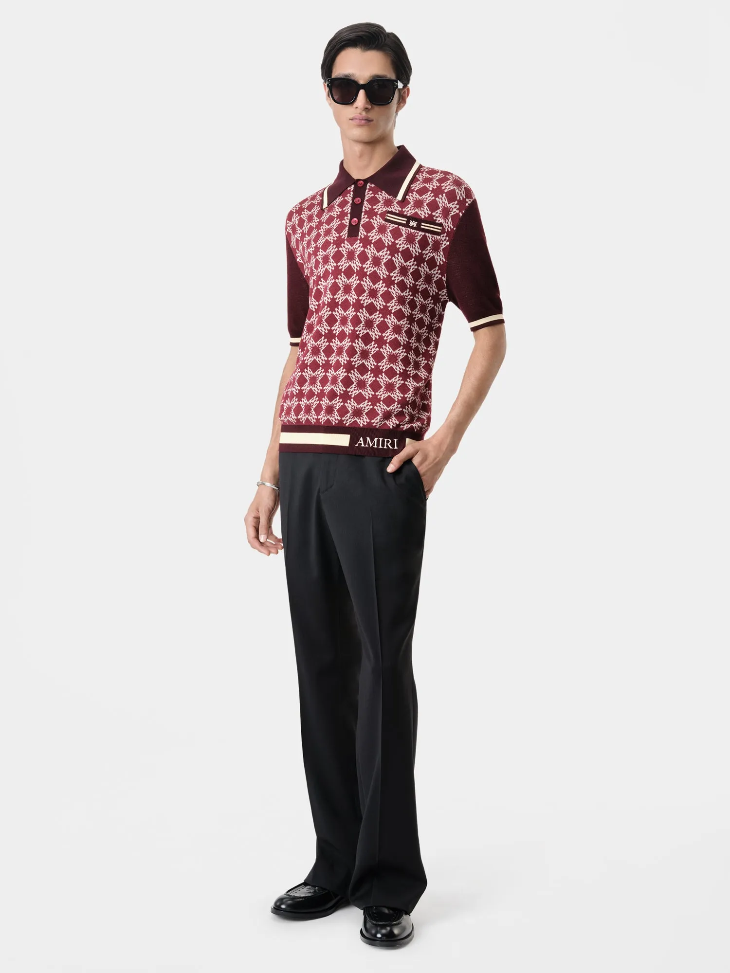 MA QUAD POLO - Red sold by AMIRI