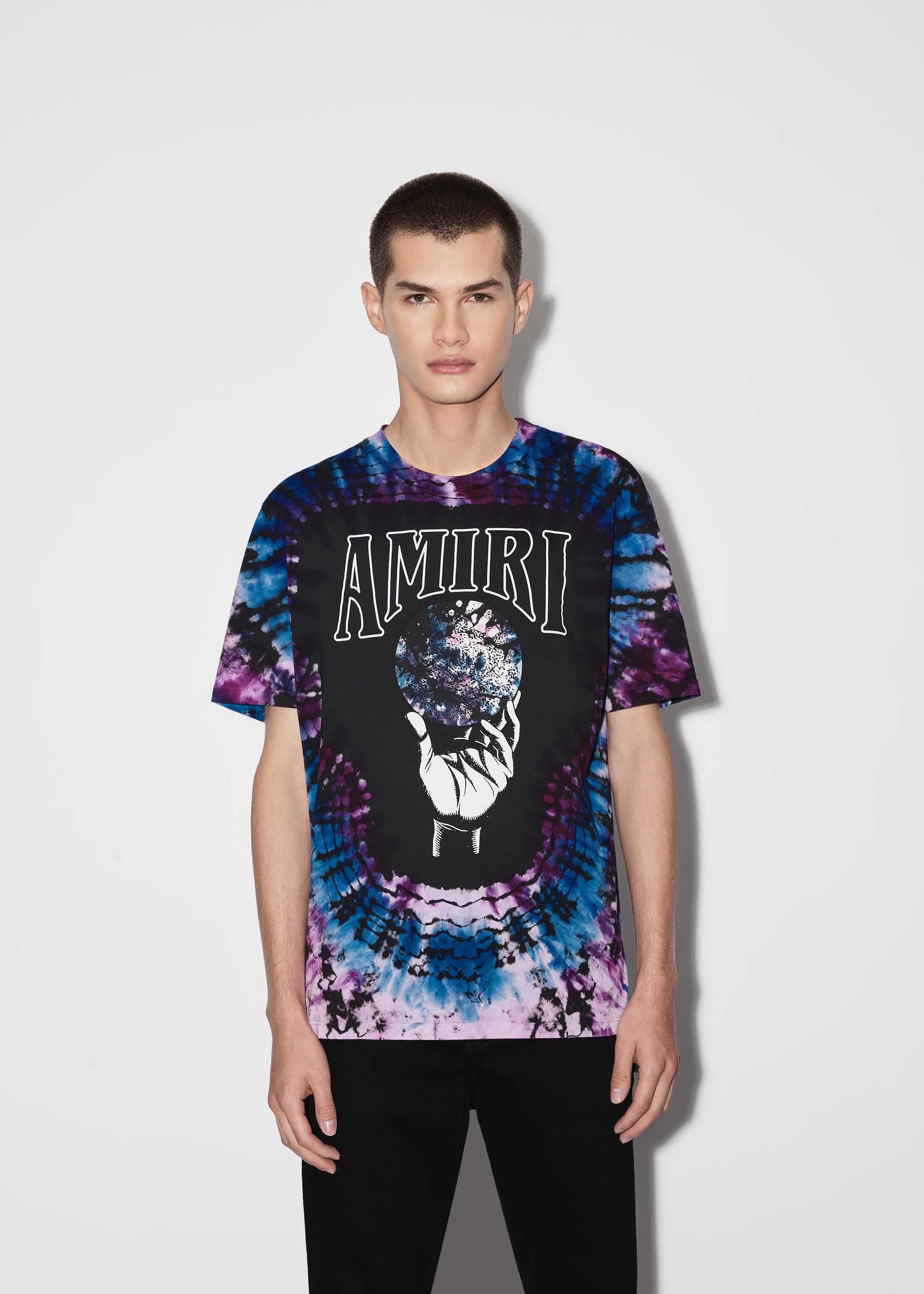 CRYSTAL BALL TIE-DYE TEE - PURPLE sold by AMIRI product image thumbnail 2