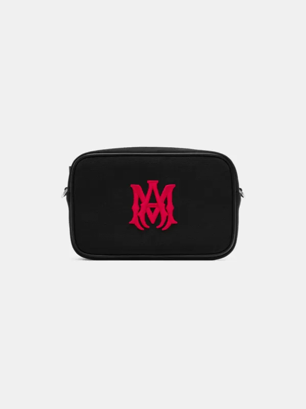 MA CANVAS CAMERA CASE - Black made by AMIRI