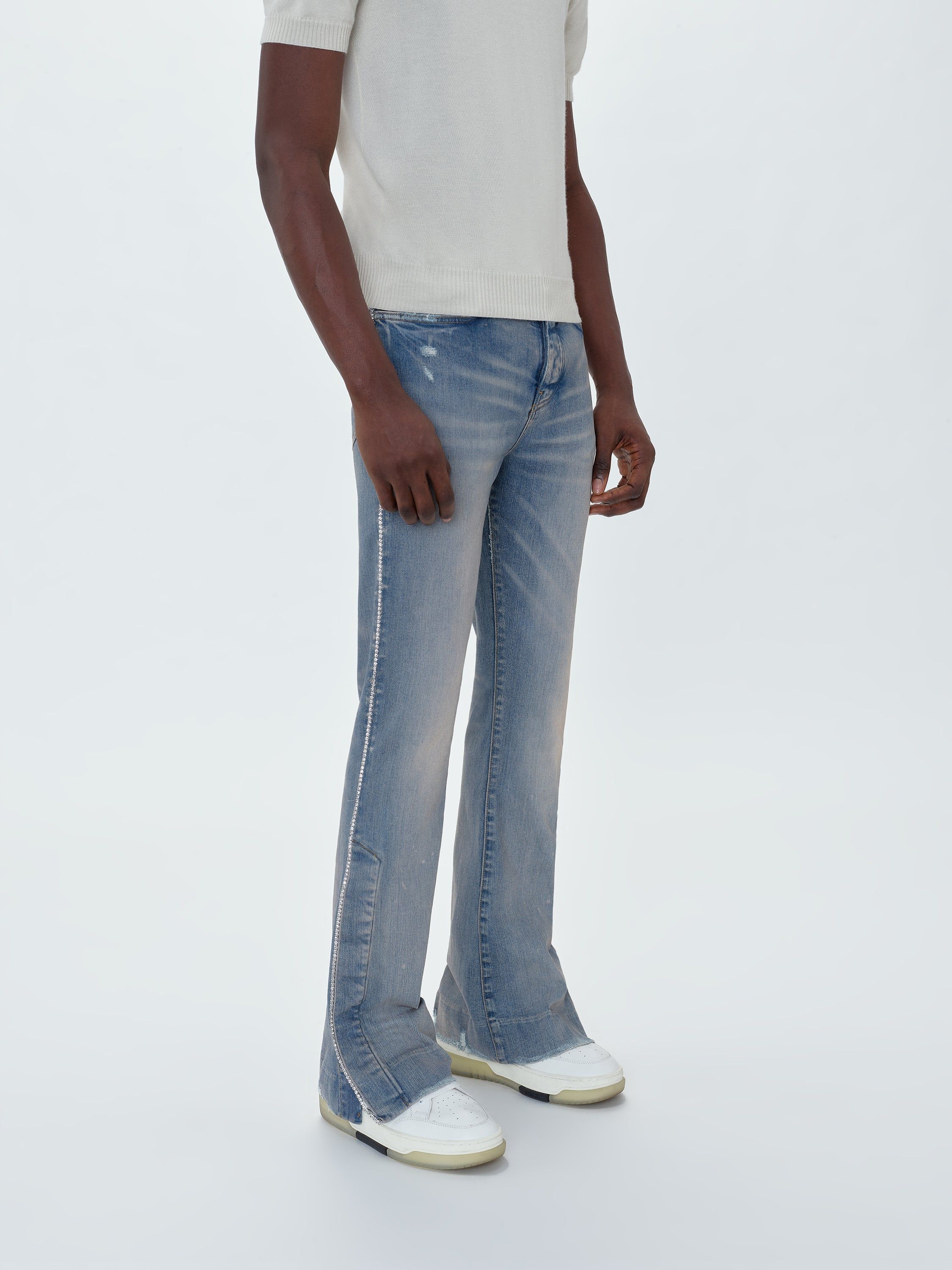 CRYSTAL STACK FLARE - CLAY INDIGO sold by AMIRI product image thumbnail 4