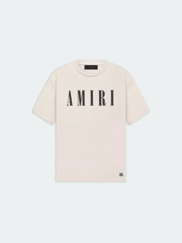 AMIRI CORE LOGO TEE - Cream Tan sold by AMIRI