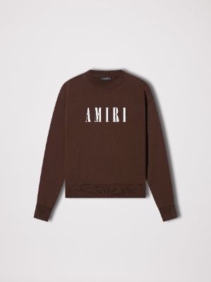 WOMEN - CORE LOGO CREWNECK - BROWN sold by AMIRI
