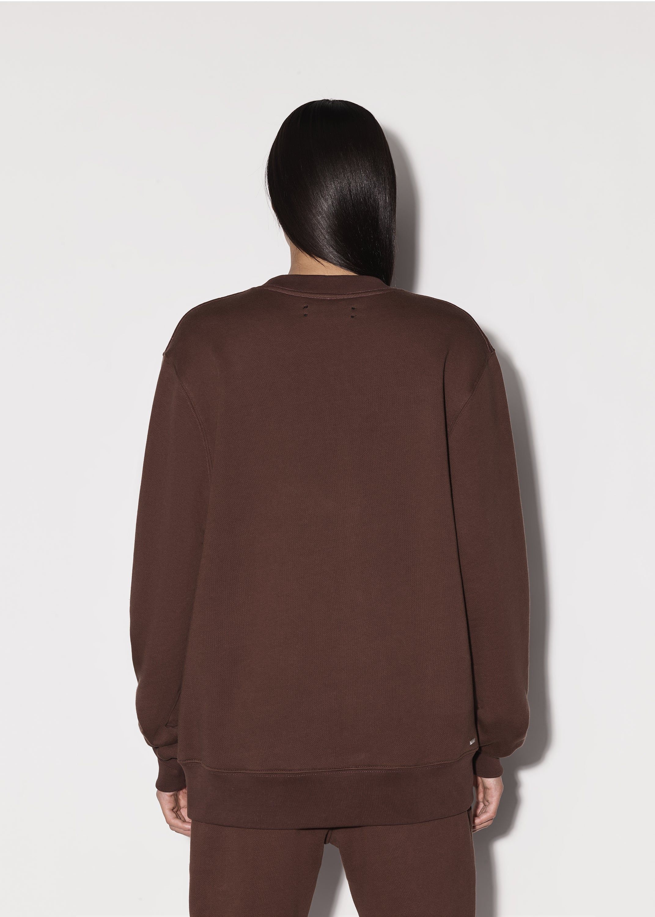 WOMEN - CORE LOGO CREWNECK - BROWN sold by AMIRI product image thumbnail 5
