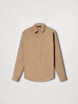 OVERSIZED BUTTON UP SHIRT - BEIGE sold by AMIRI