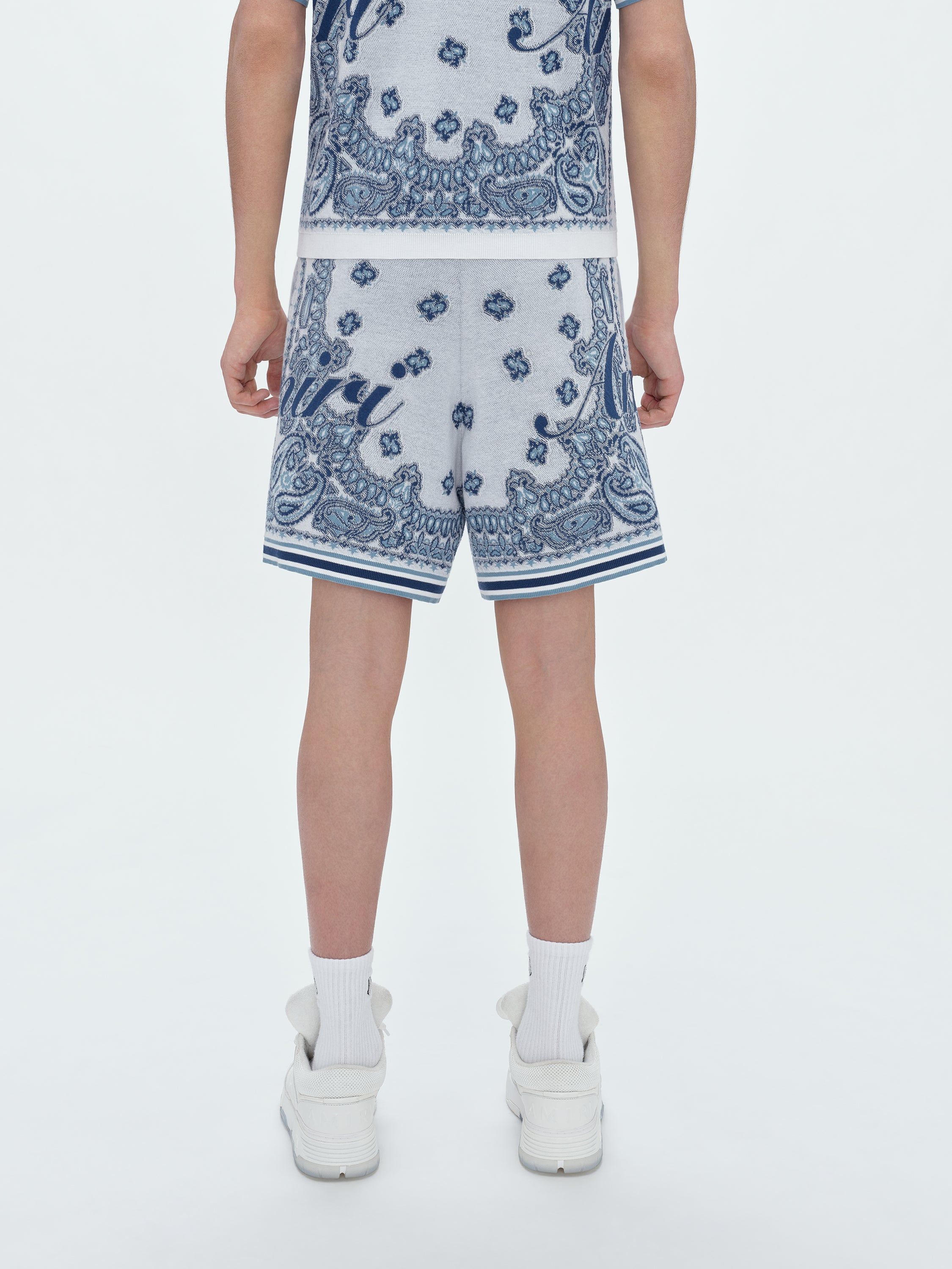 COTTON BANDANA SHORT - WHITE sold by AMIRI product image thumbnail 5