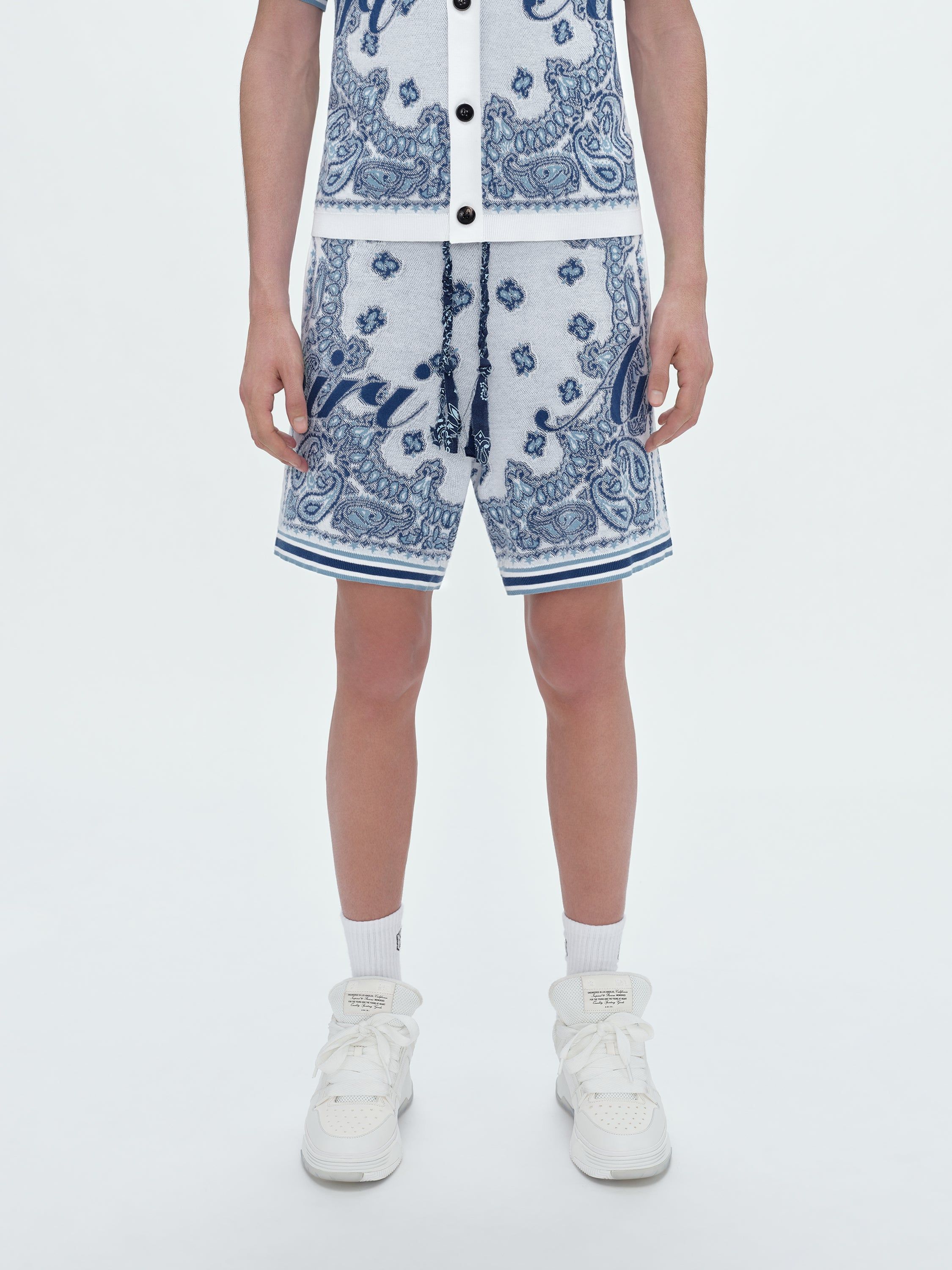 COTTON BANDANA SHORT - WHITE sold by AMIRI product image thumbnail 3