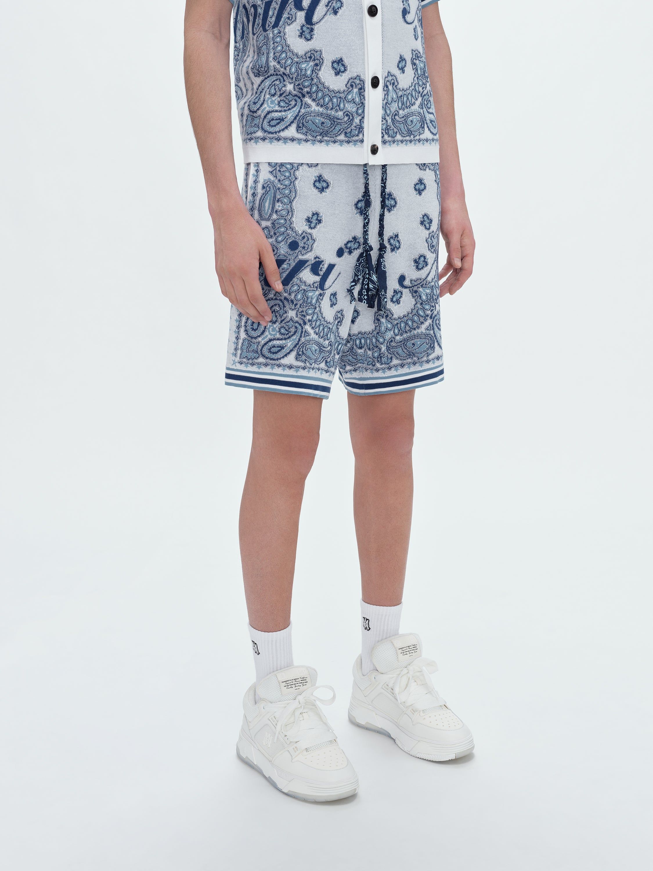 COTTON BANDANA SHORT - WHITE sold by AMIRI product image thumbnail 4