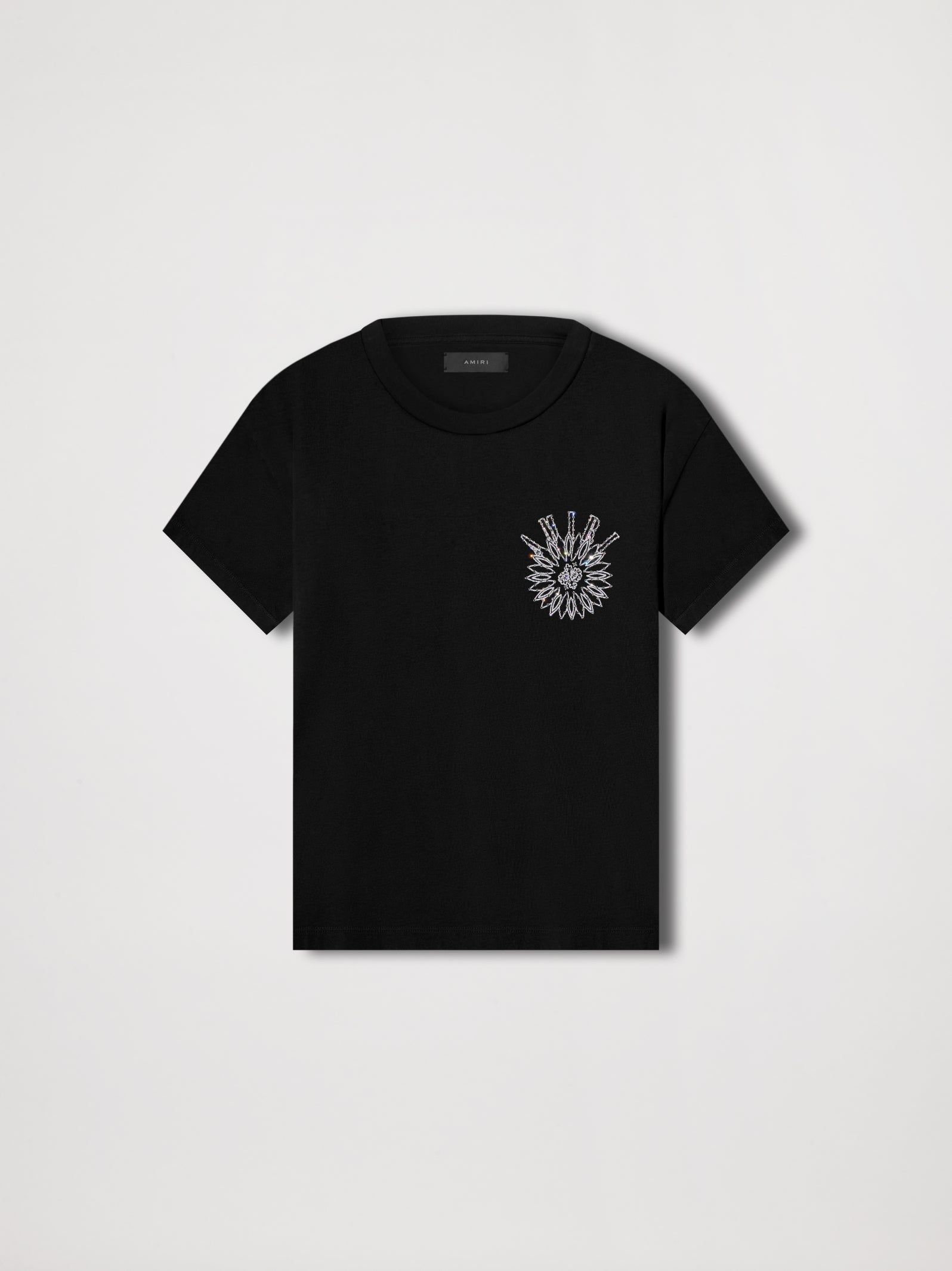 STICK POKE LOGO TEE - BLACK sold by AMIRI