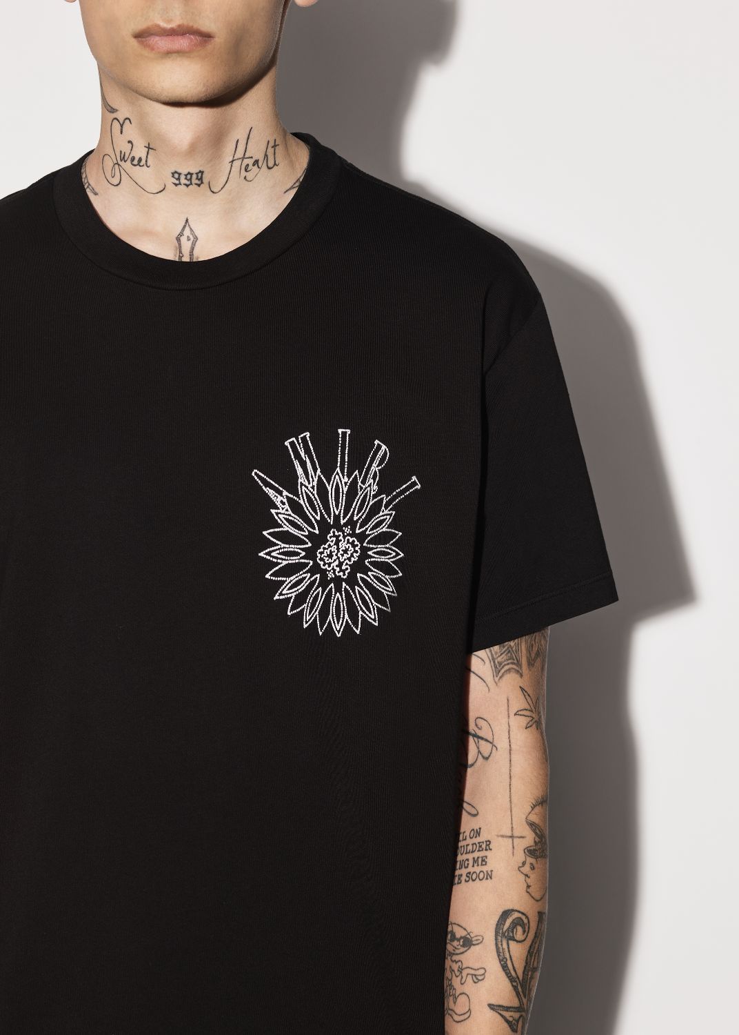 STICK POKE LOGO TEE - BLACK sold by AMIRI product image thumbnail 5