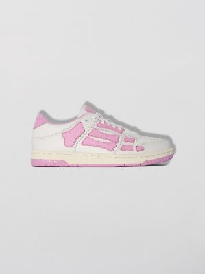 WOMEN - SKEL-TOP LOW - WHITE / PINK sold by AMIRI
