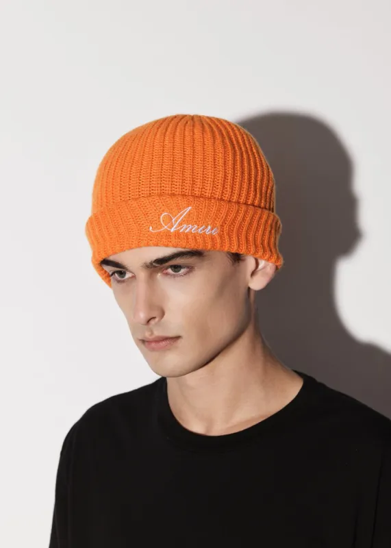 CASHMERE AMIRI BEANIE - ORANGE | Parallel