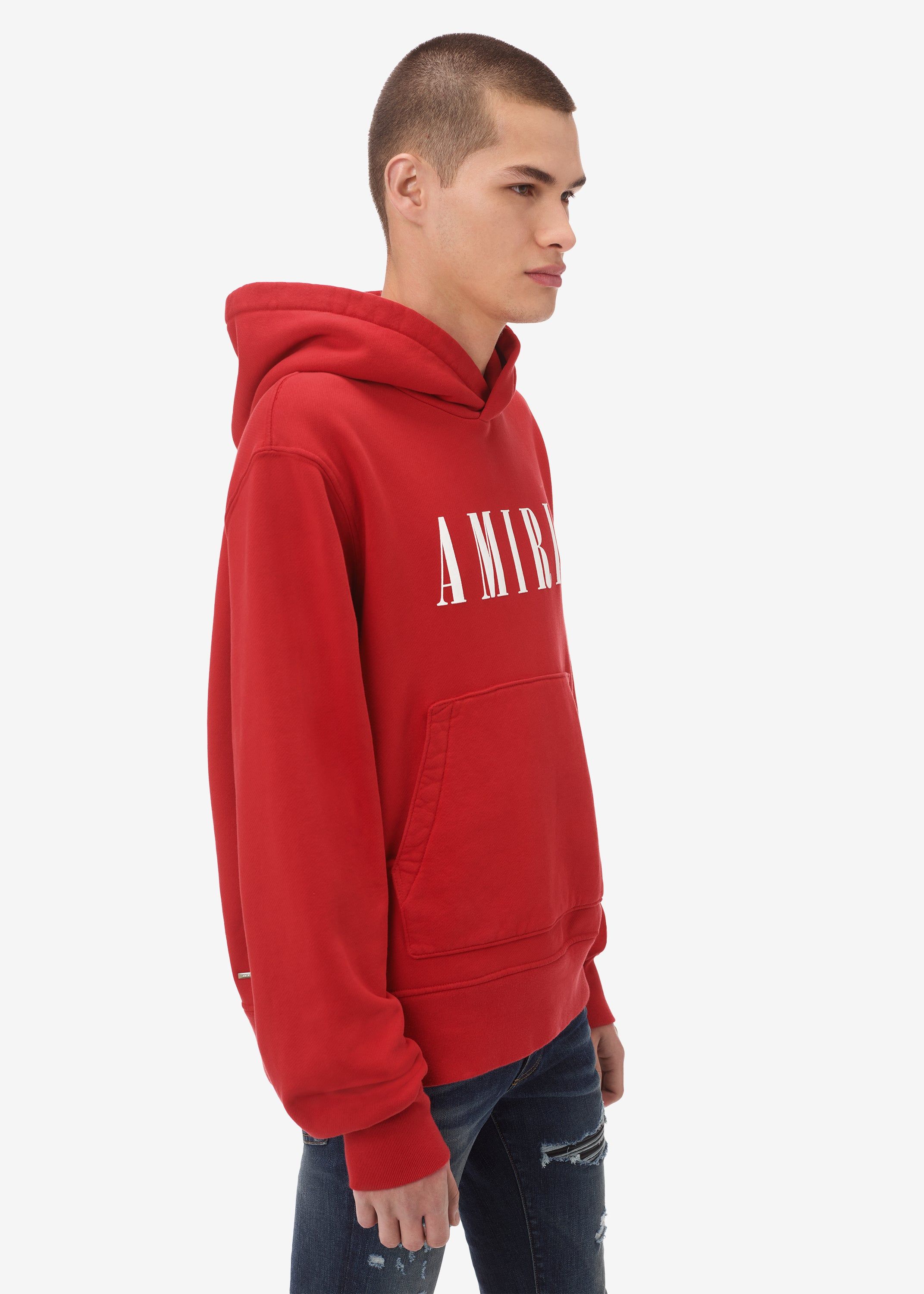 AMIRI CORE LOGO HOODIE - RED | Parallel
