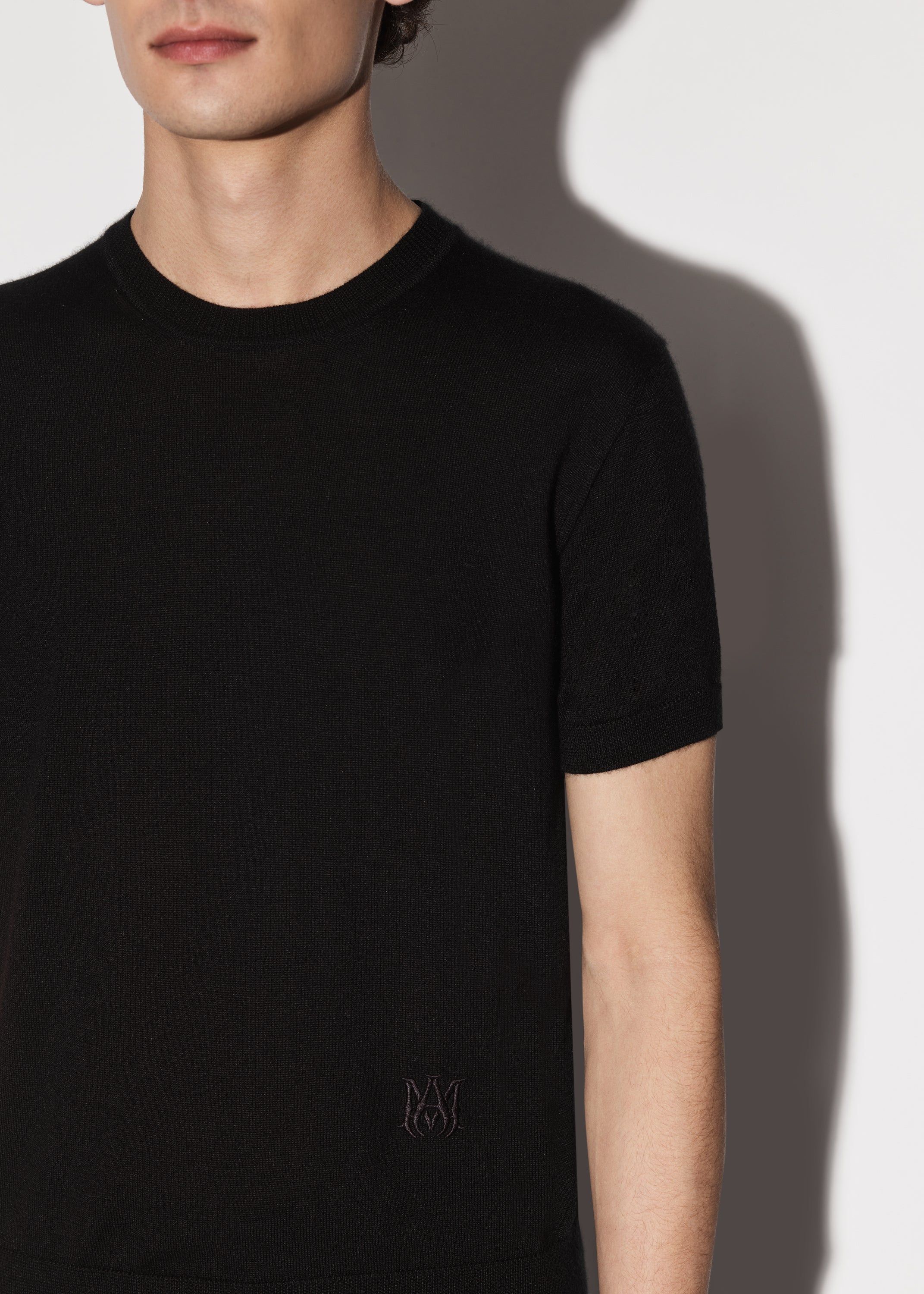 M.A. EMBROIDERED TEE - BLACK sold by AMIRI product image thumbnail 5