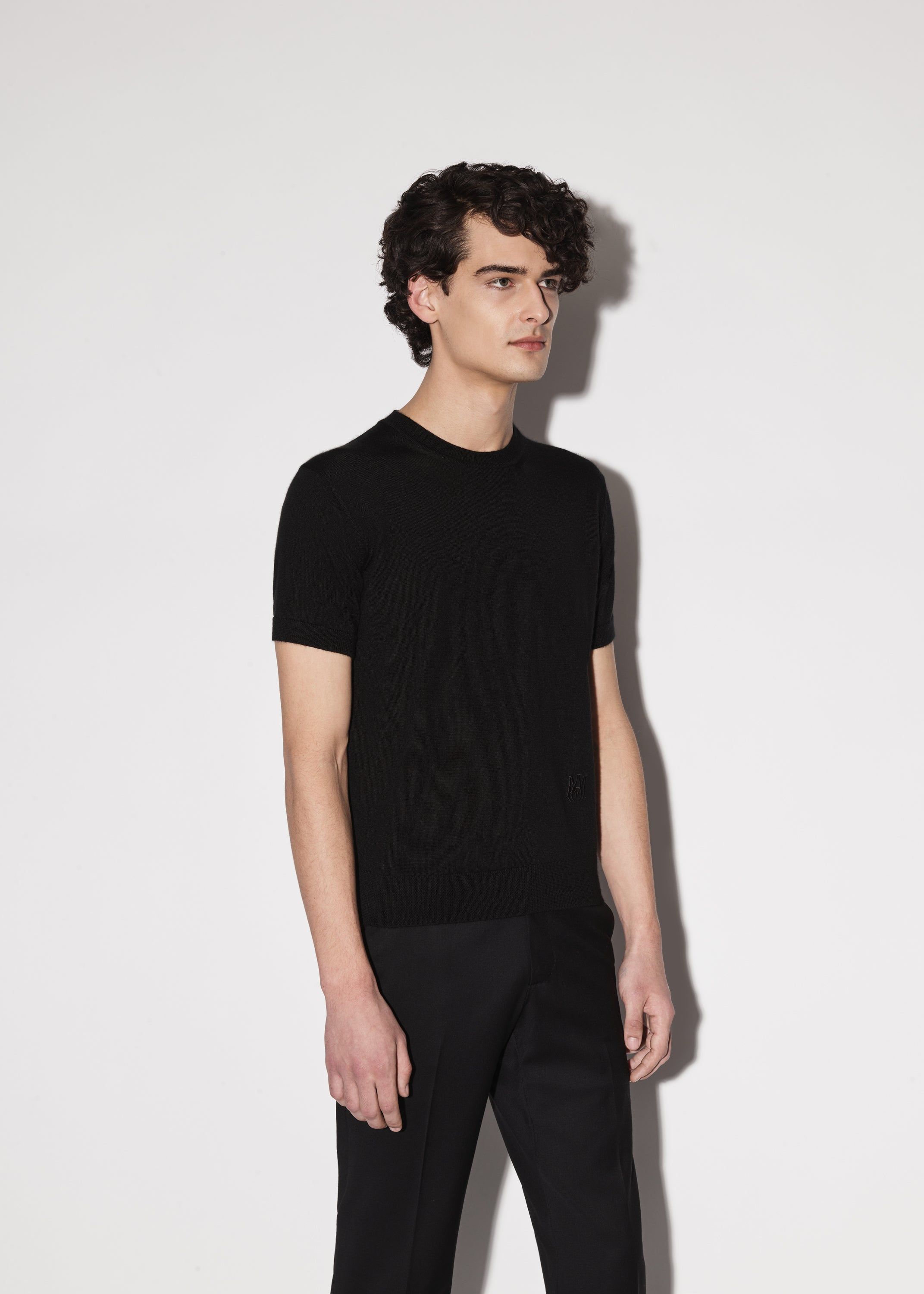 M.A. EMBROIDERED TEE - BLACK sold by AMIRI product image thumbnail 3