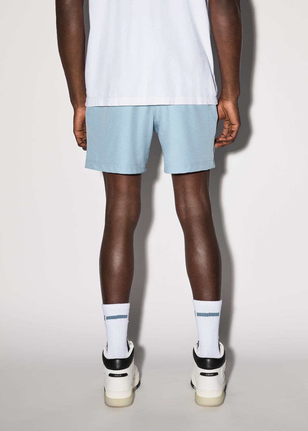 LOGO SWIM TRUNK - DUSTY-BLUE sold by AMIRI product image thumbnail 4