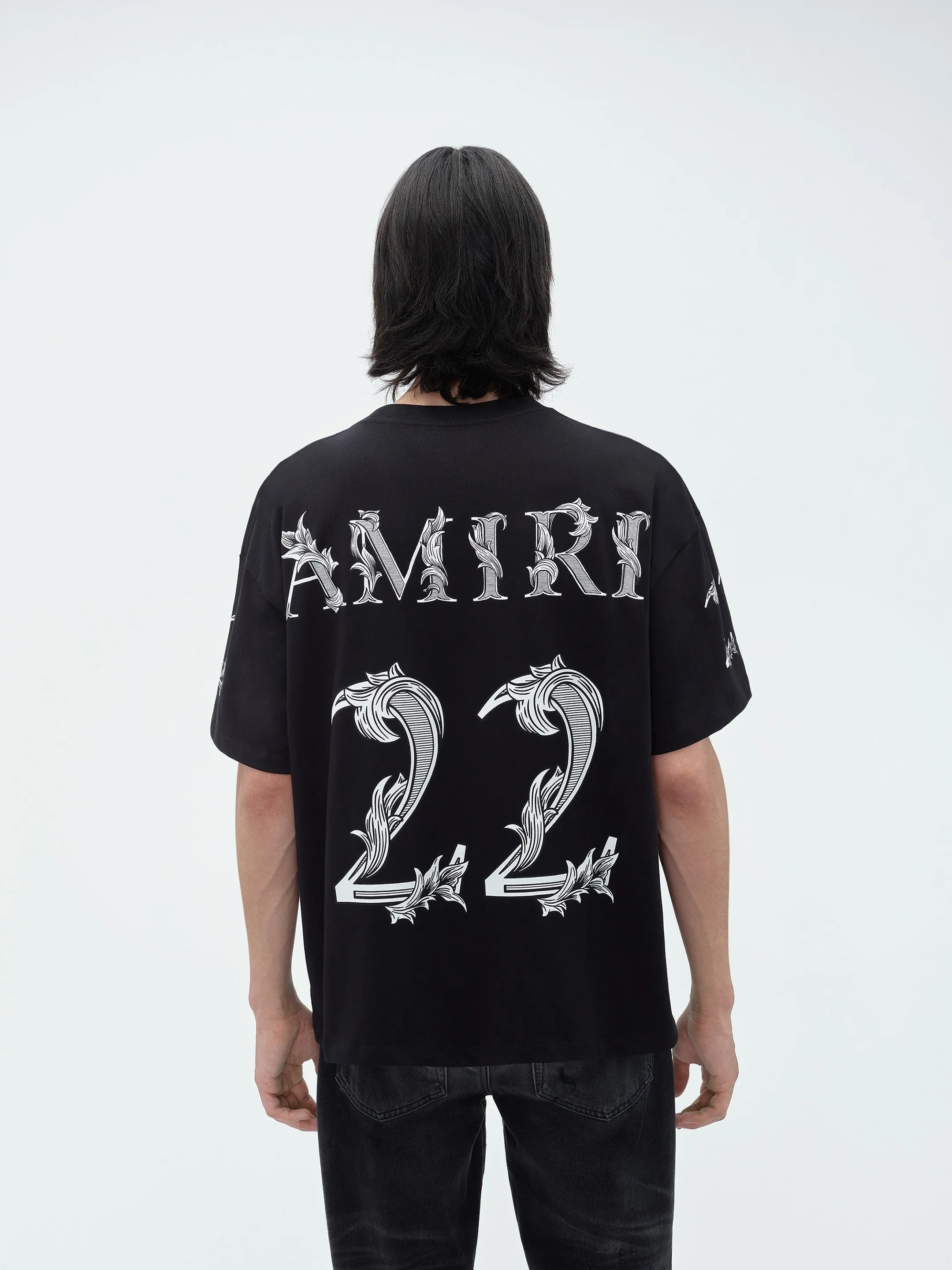 OVERSIZED AMIRI 22 TEE - Black sold by AMIRI product image thumbnail 5