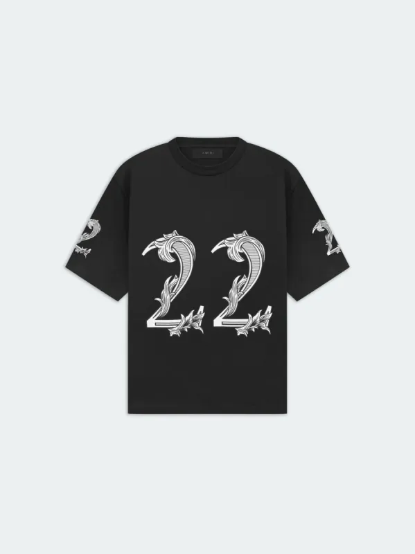 OVERSIZED AMIRI 22 TEE - Black made by AMIRI