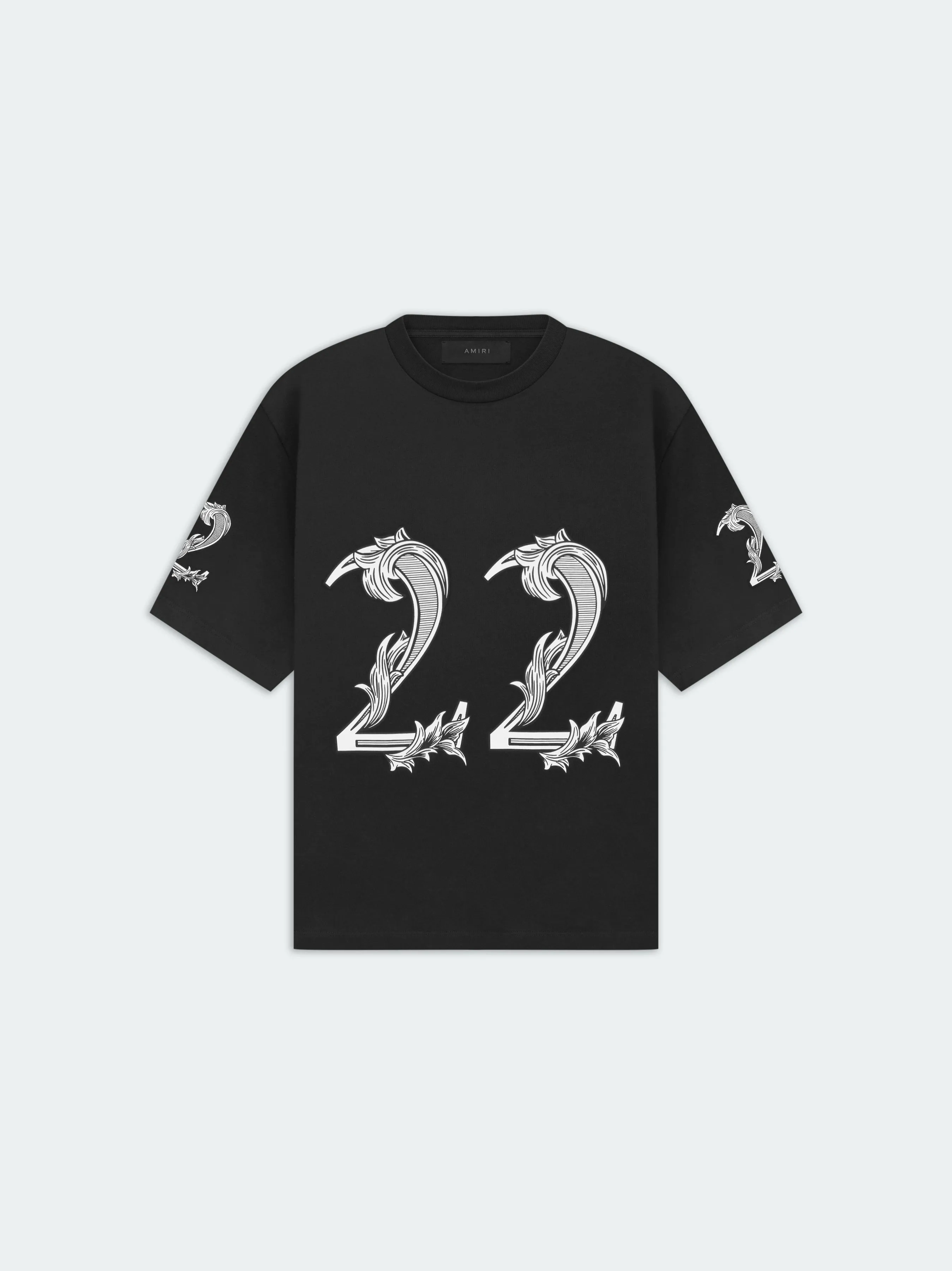 OVERSIZED AMIRI 22 TEE - Black sold by AMIRI