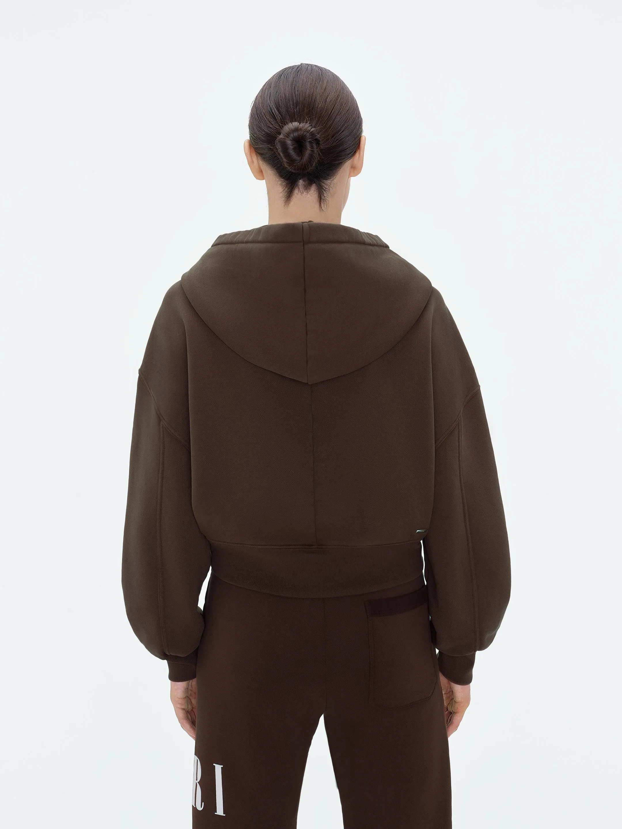 WOMEN - CORE LOGO HOODIE - Brown sold by AMIRI product image thumbnail 5
