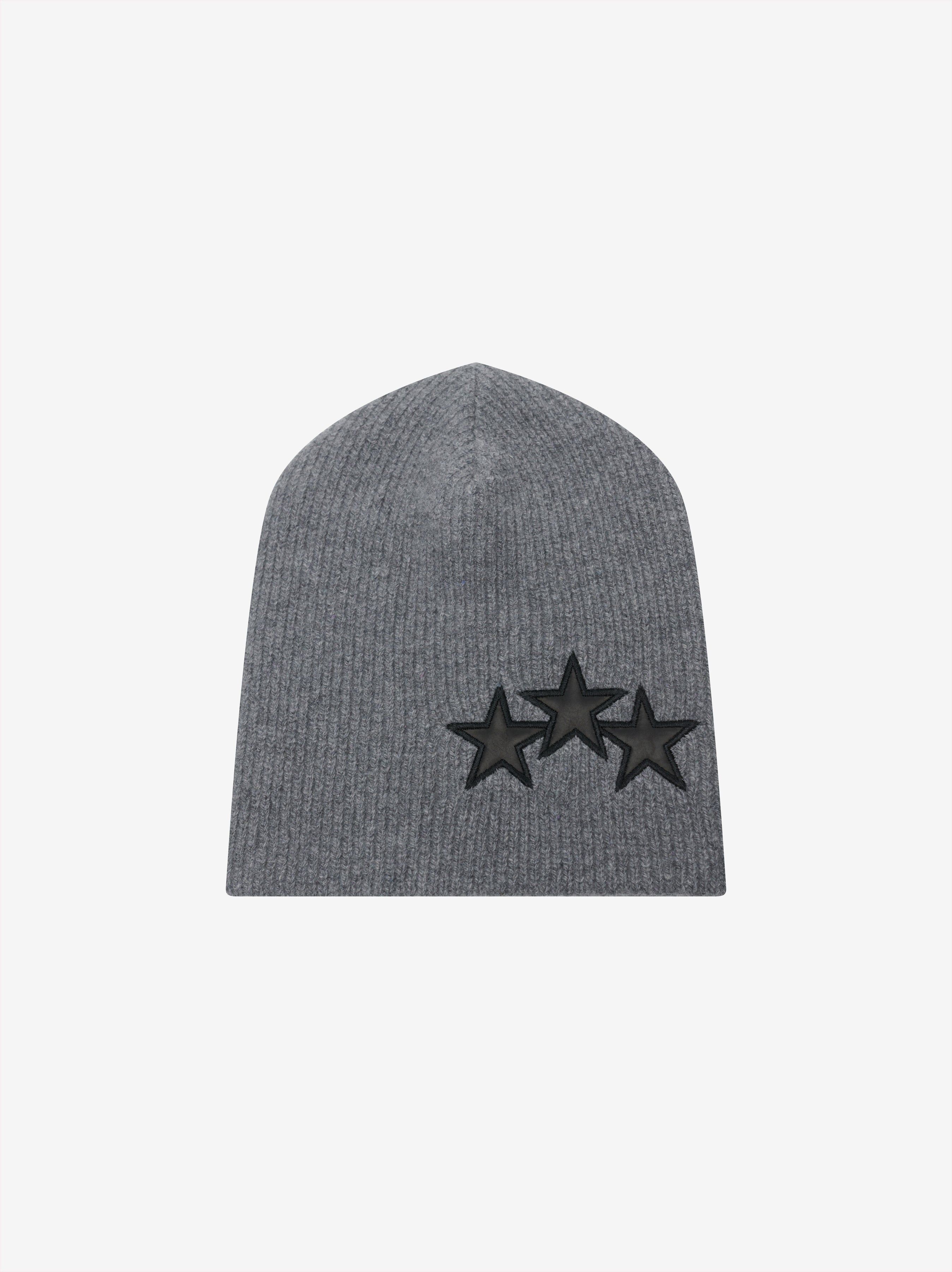 3 STAR BEANIE - Grey | Parallel