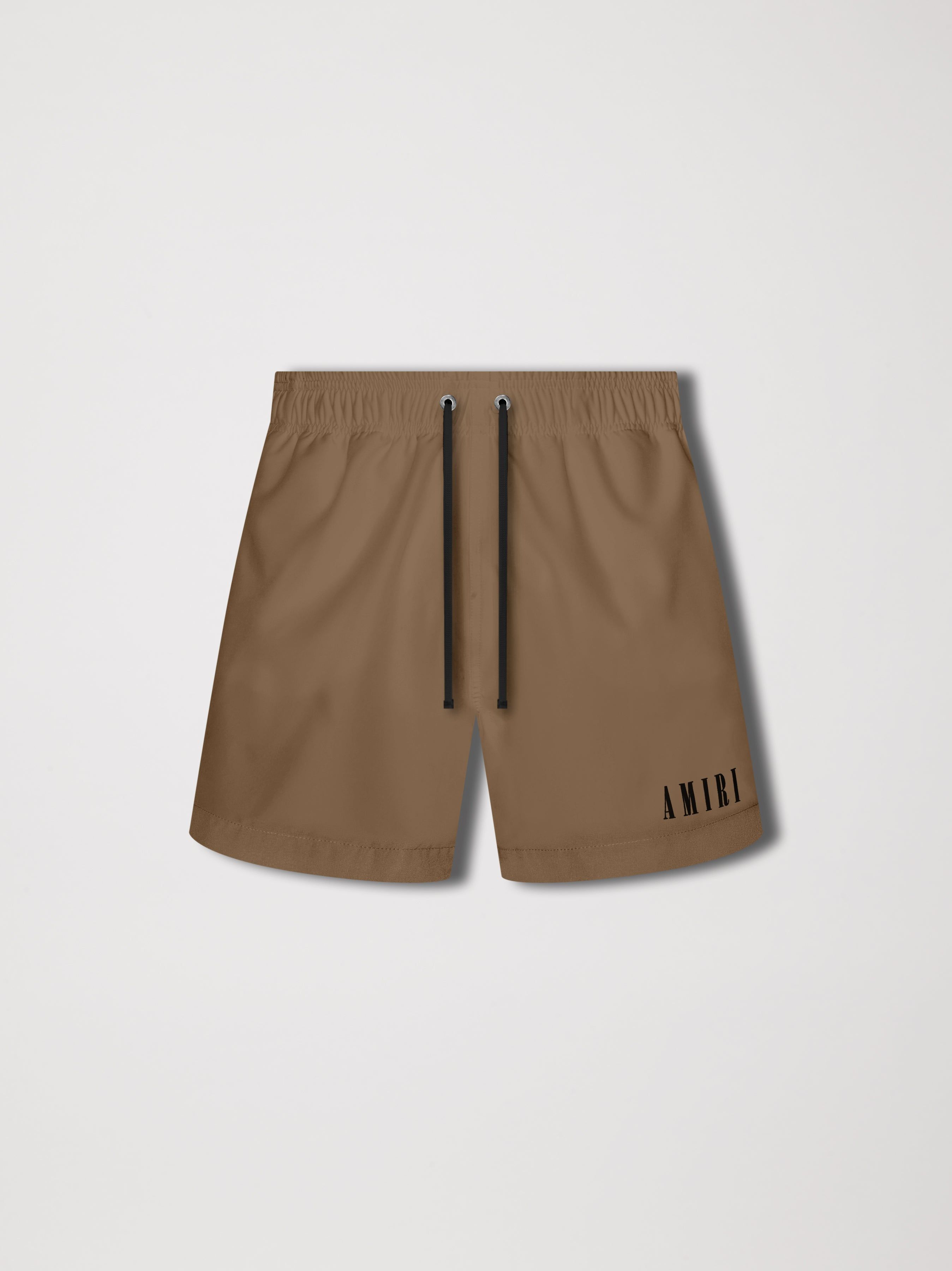 CORE LOGO SWIM TRUNKS - TAN sold by AMIRI