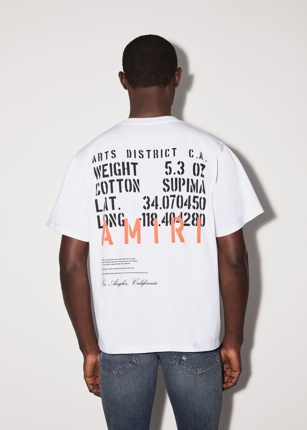 MILITARY SPECS STENCIL TEE - WHITE sold by AMIRI product image thumbnail 4