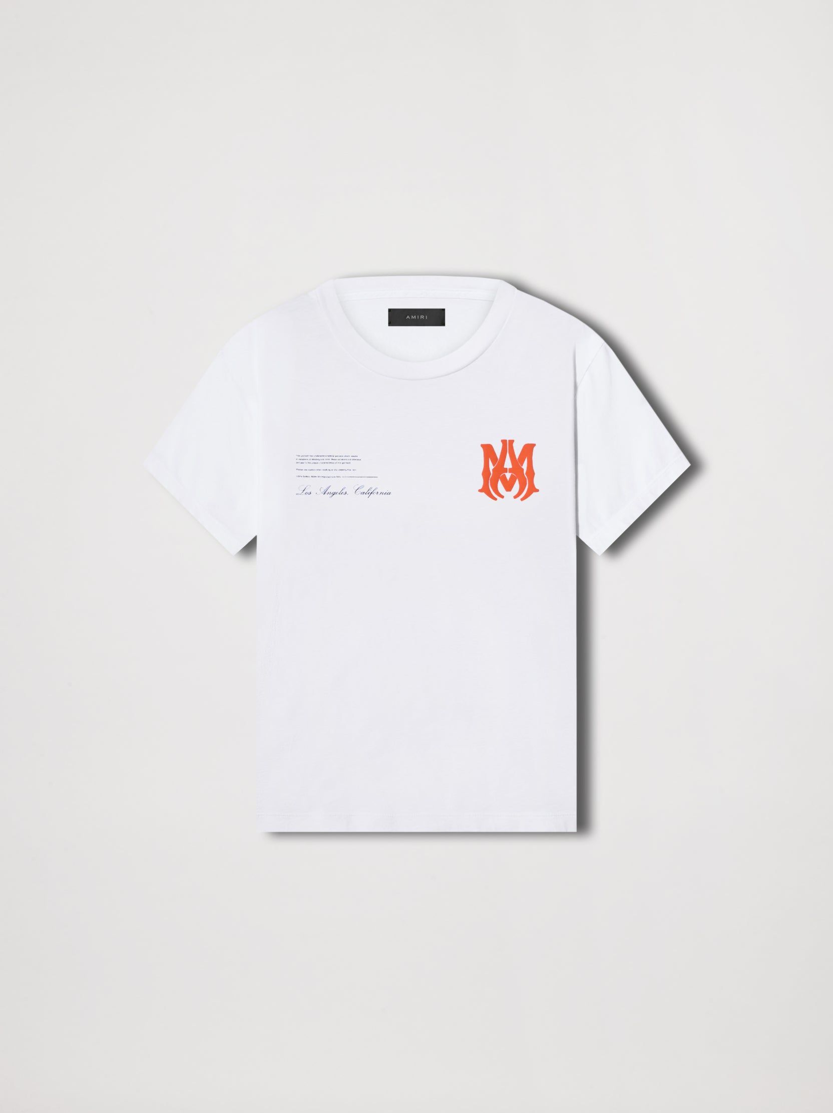 MILITARY SPECS STENCIL TEE - WHITE sold by AMIRI
