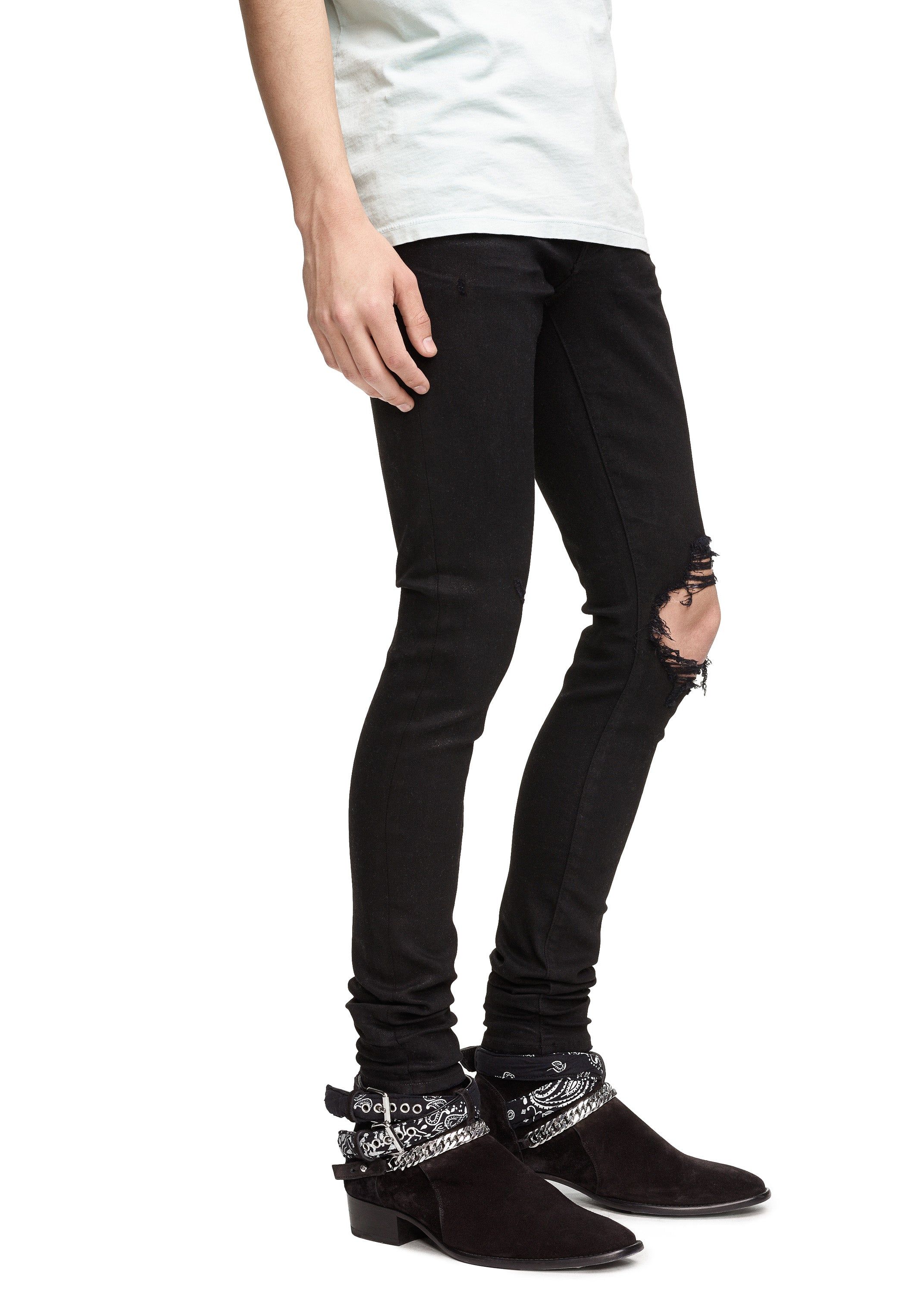 Broken Jean Black Wax sold by AMIRI product image thumbnail 3
