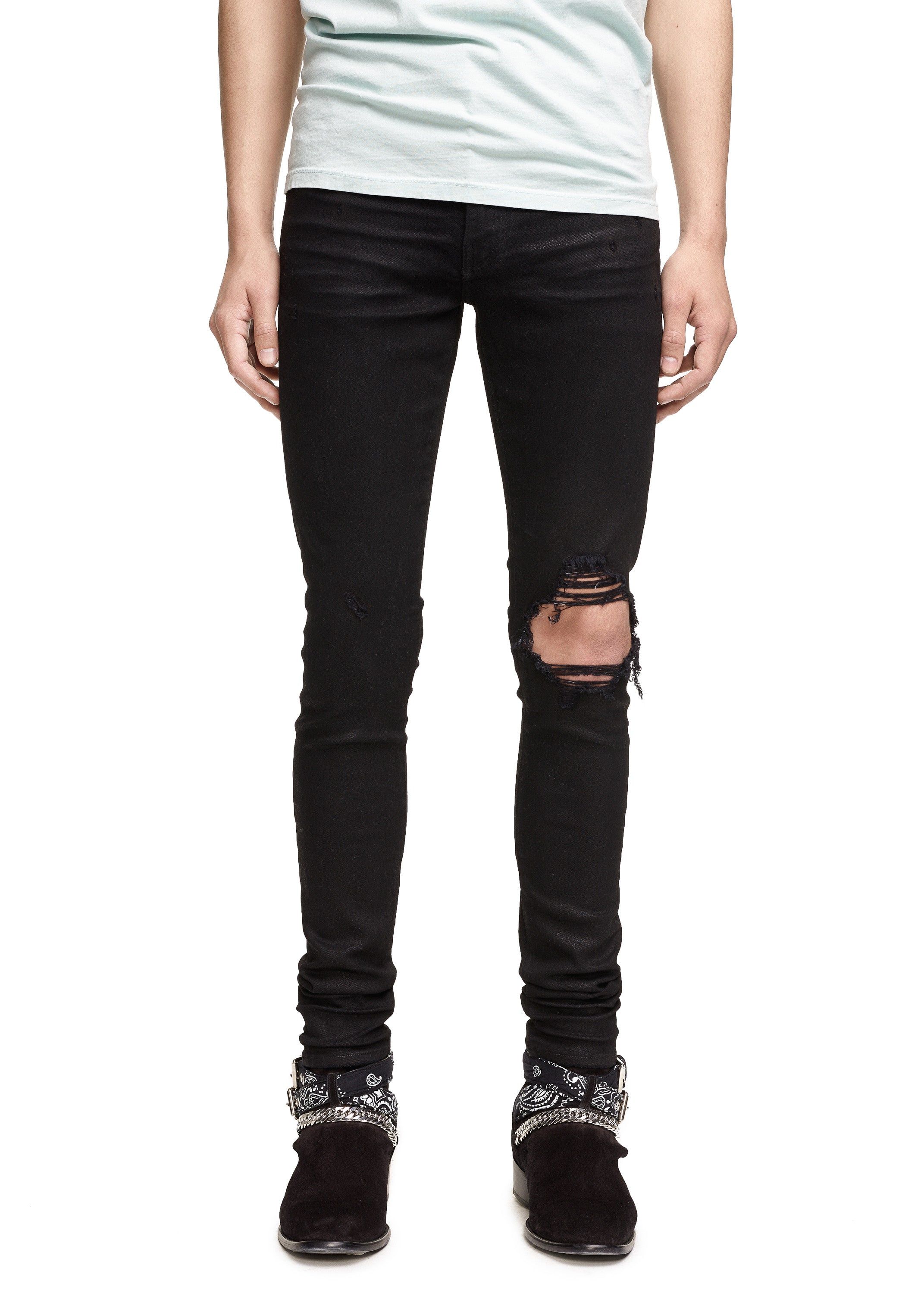 Broken Jean Black Wax sold by AMIRI product image thumbnail 2